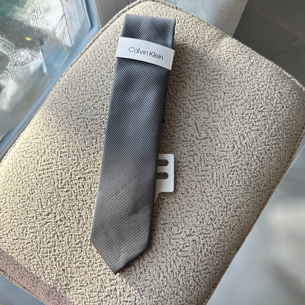 Calvin Klein Charcoal Men's Tie from Nordstrom